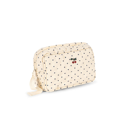 Konges Sløjd quiltet toilettaske, small, Seersucker - Estate Dot