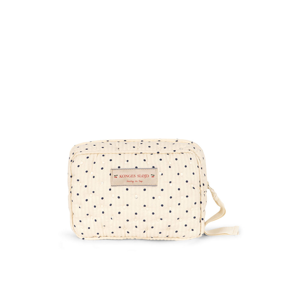 Konges Sløjd quiltet toilettaske, small, Seersucker - Estate Dot