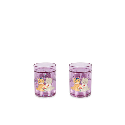 Konges Sløjd 2-pak glitter kopper, Kitty Gelateria