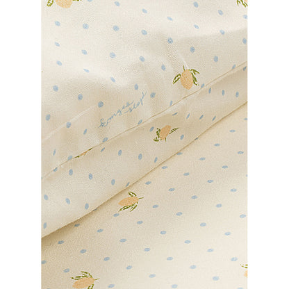 Konges Sløjd voksensengetøj, økologisk GOTS - Lemon dot