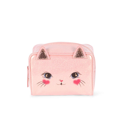 Konges Sløjd Børnepung, kat - Cerise glitter pink