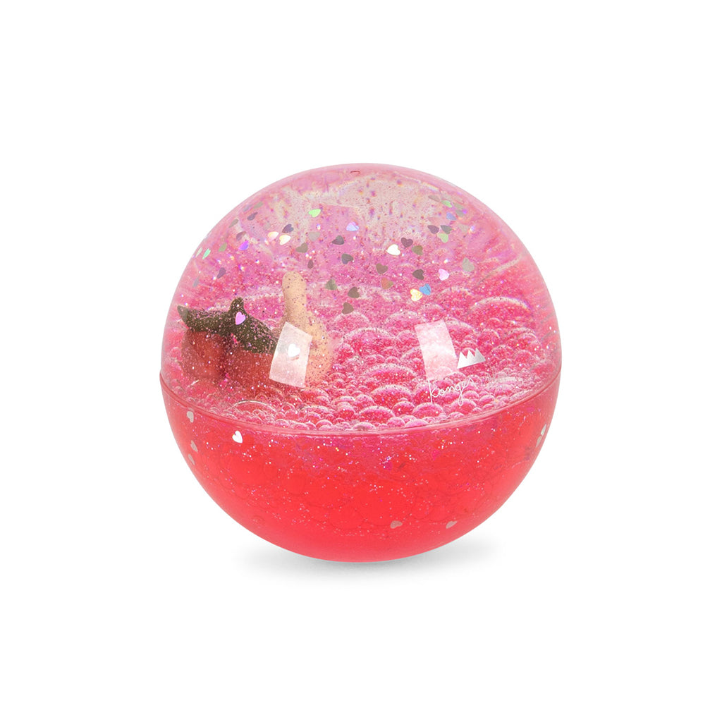 Konges Sløjd bold, glitter water ball - Cherry