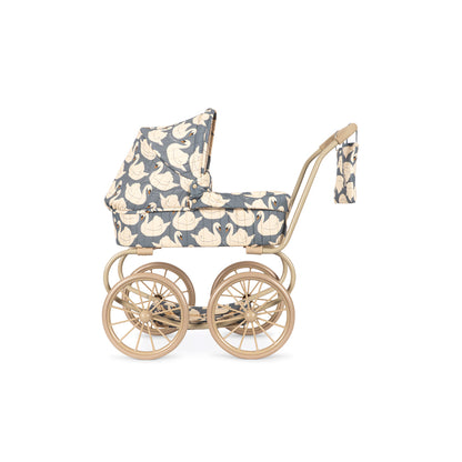 Konges Sløjd Minnie Dukkevogn m. taske - Swan