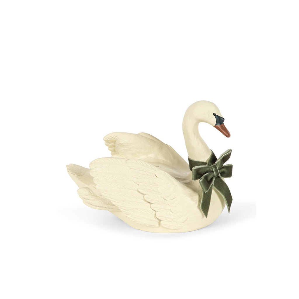 Konges sløjd Sparebøsse i polyresin, Swan