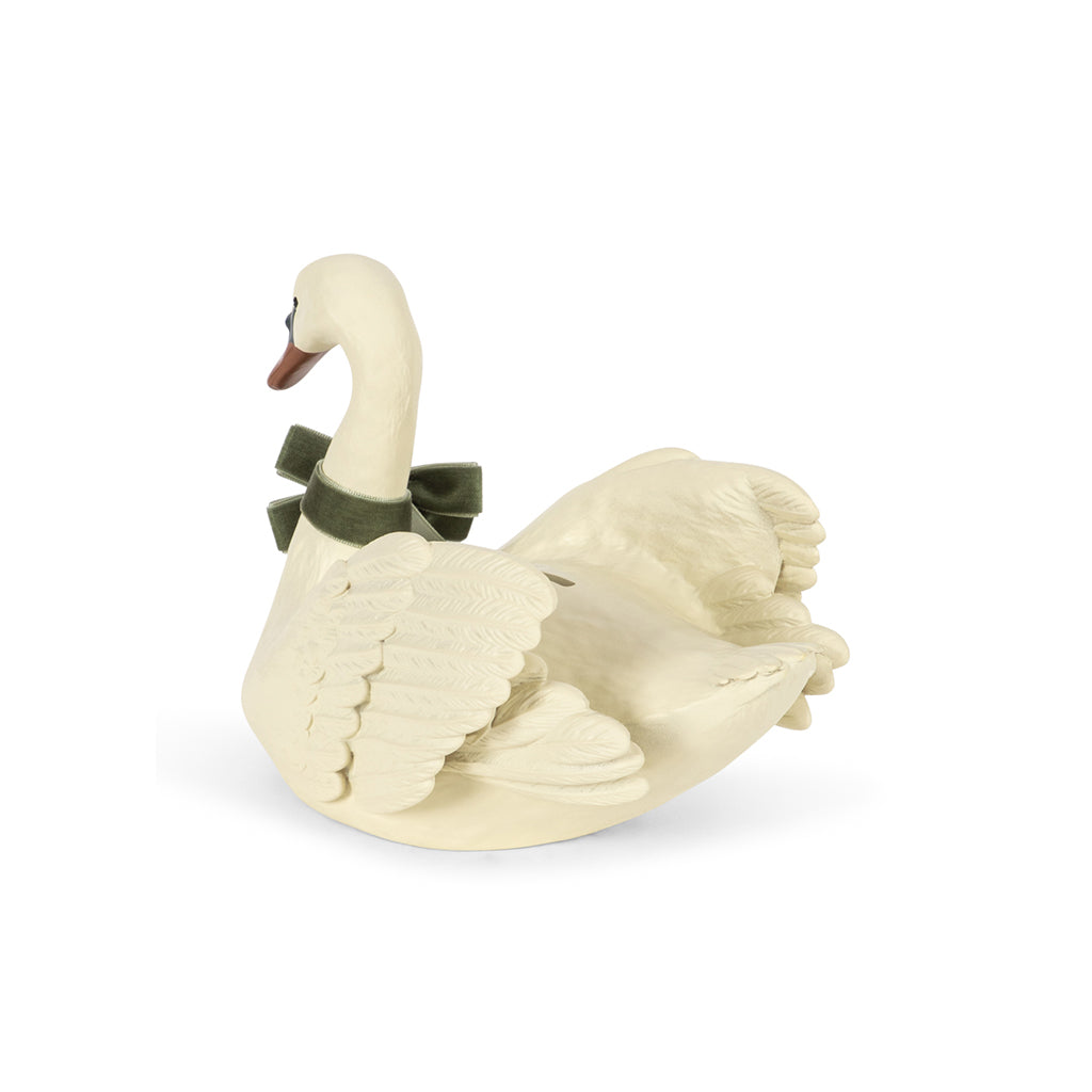 Konges sløjd Sparebøsse i polyresin, Swan