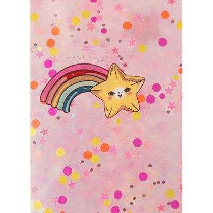 Konges Sløjd Glitter hoppebold, Rainbow