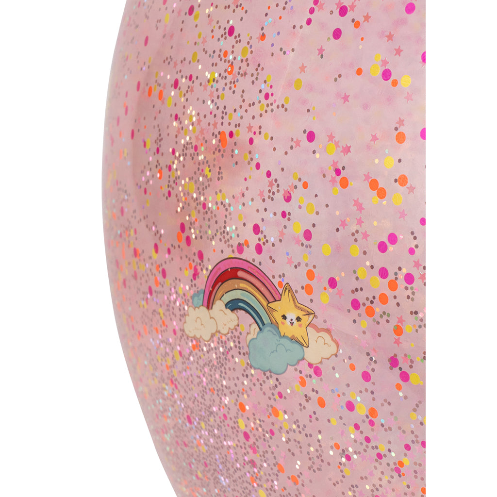 Konges Sløjd Glitter hoppebold, Rainbow