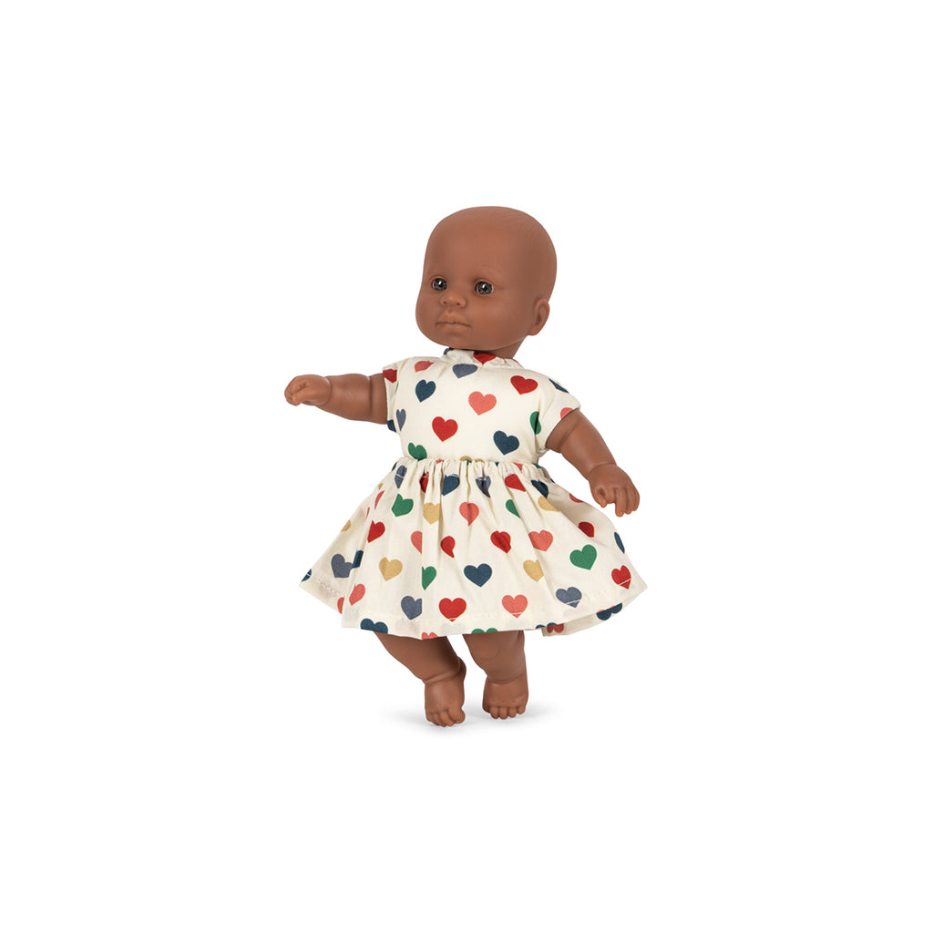 Konges Sløjd mini dukke, Coeur colore