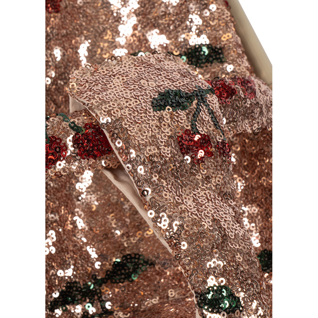 Konges Sløjd dukkeklapvogn, Sparkly - Cherry Sequin
