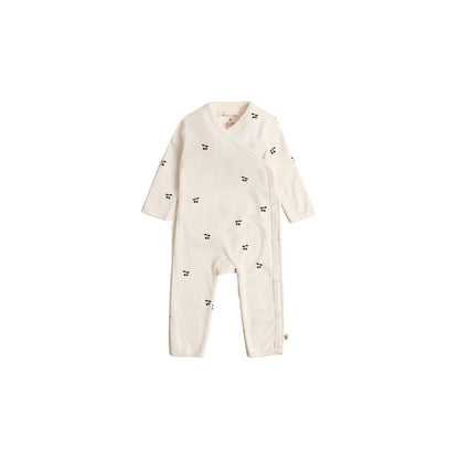 Konges Sløjd Newborn Onesie bodystocking, Cherry - str. 0-6 mdr.