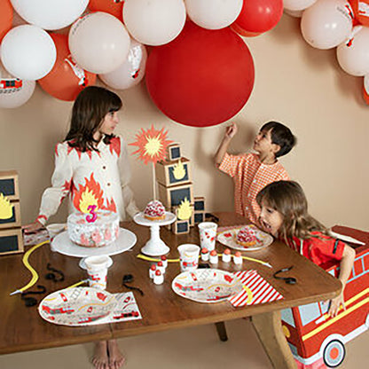 My Litte Day paptallerkener, Brandmand - 8 stk