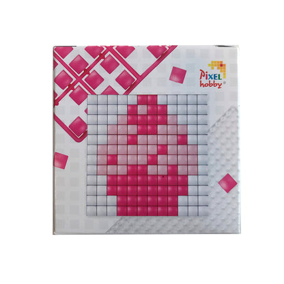 Pixel mosaic, XL mosaic perler - Cupcake