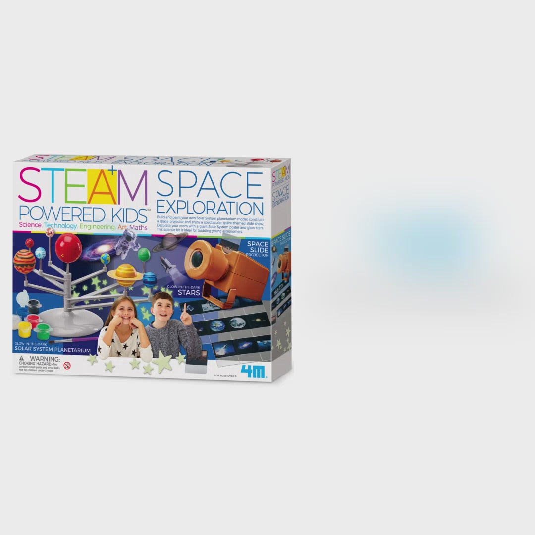 Produktvideo af 4M Steam powdered kids/space exploration