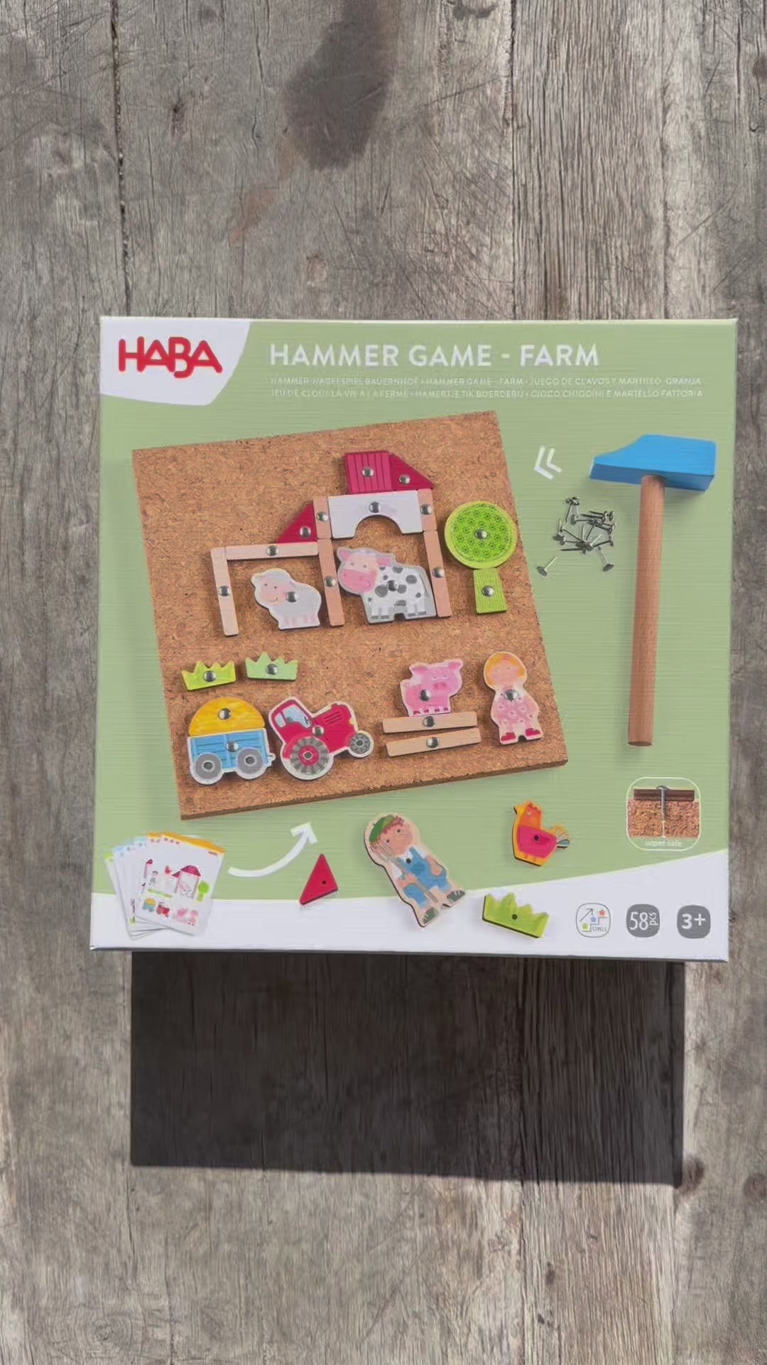 Haba Hammermosaik m søm, Bondegård