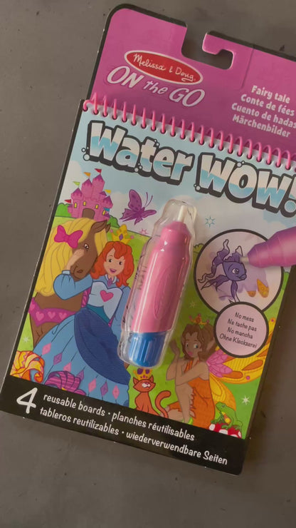 Water-wow, mal m. vand, genanvendelig motiver - feer