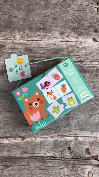 DJECO  Djeco puslespil duo, Farver