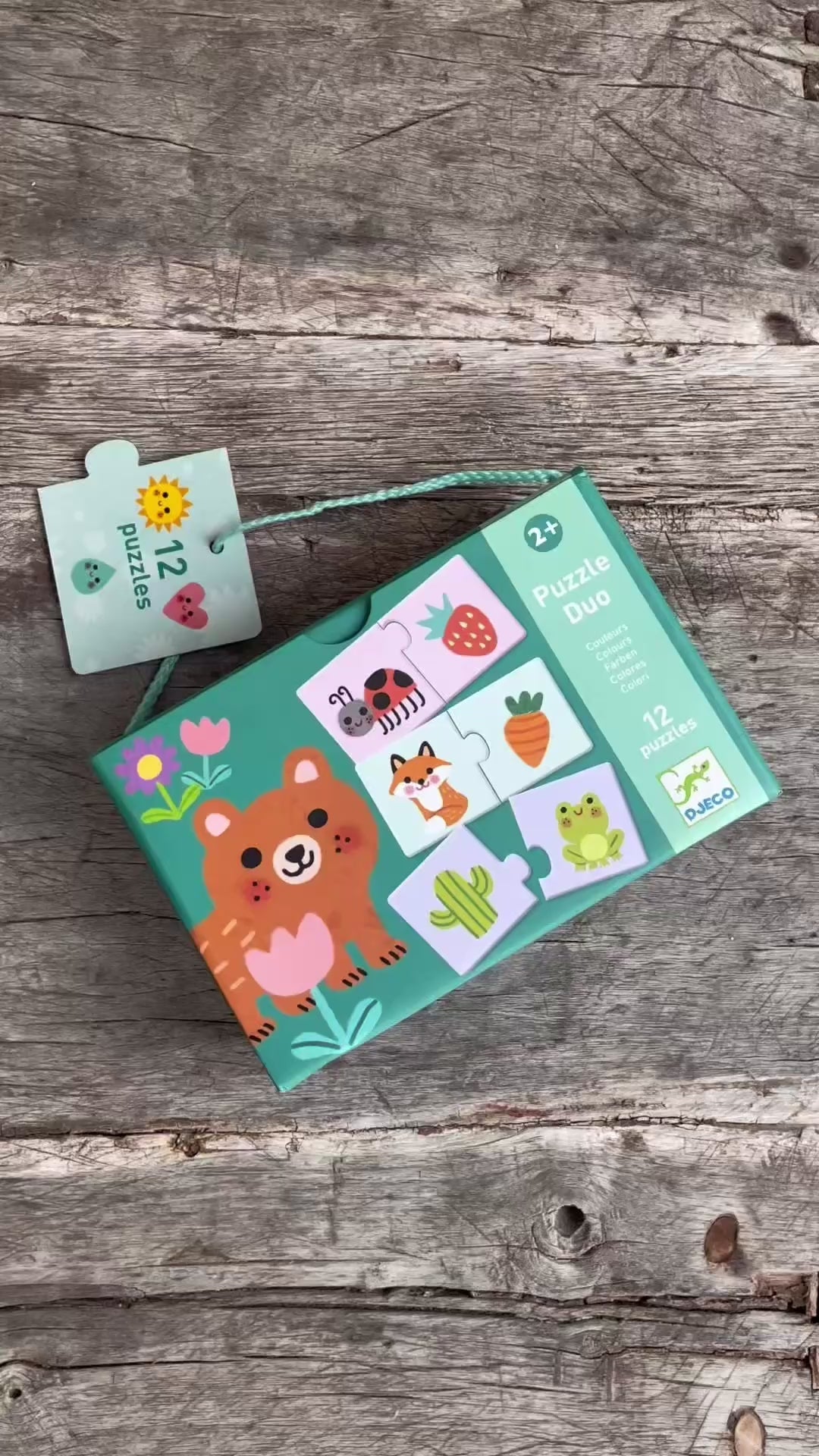 DJECO  Djeco puslespil duo, Farver