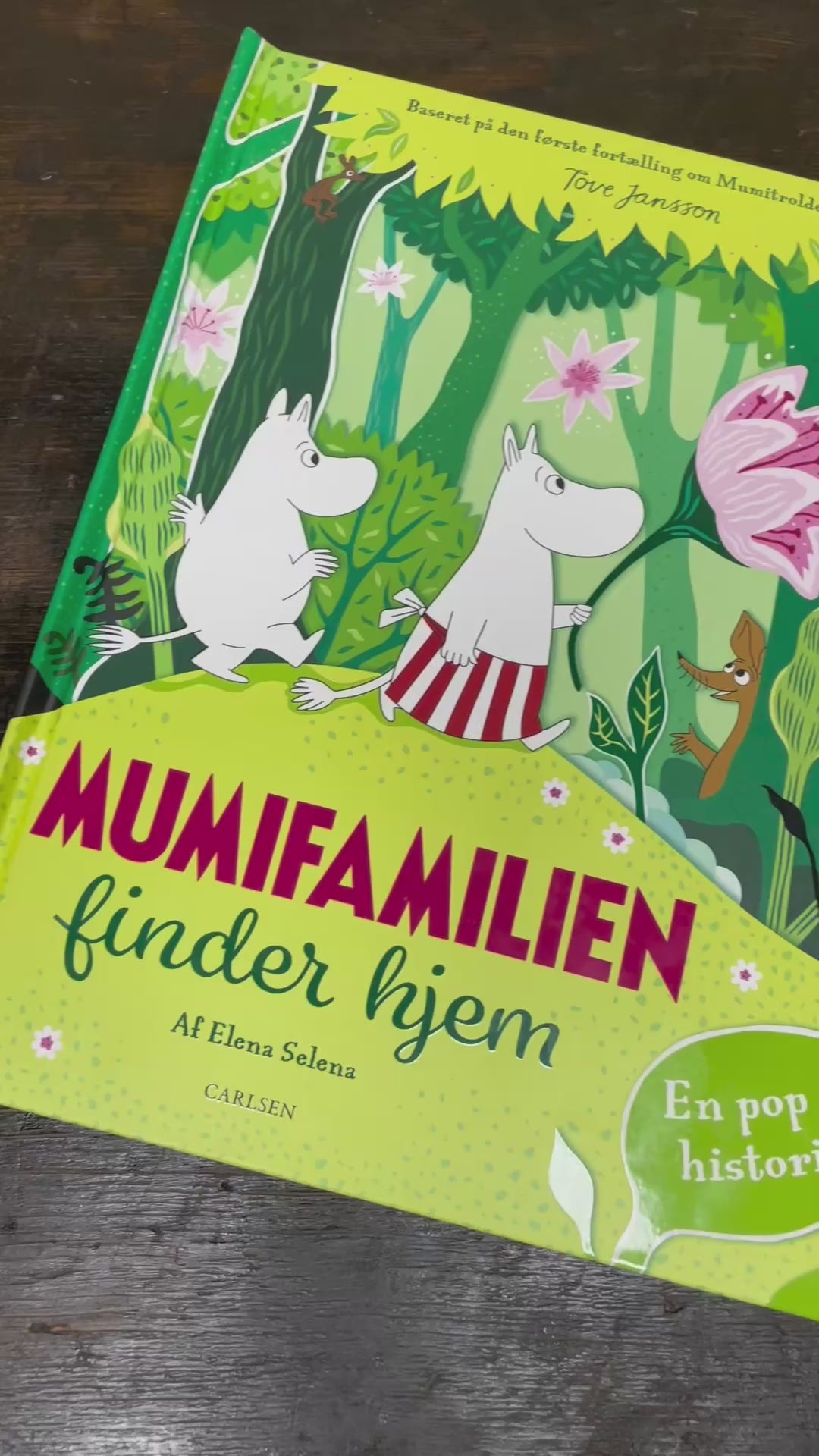 Forlaget Carlsen, pop-op-bog, Mumifamilien finder hjem