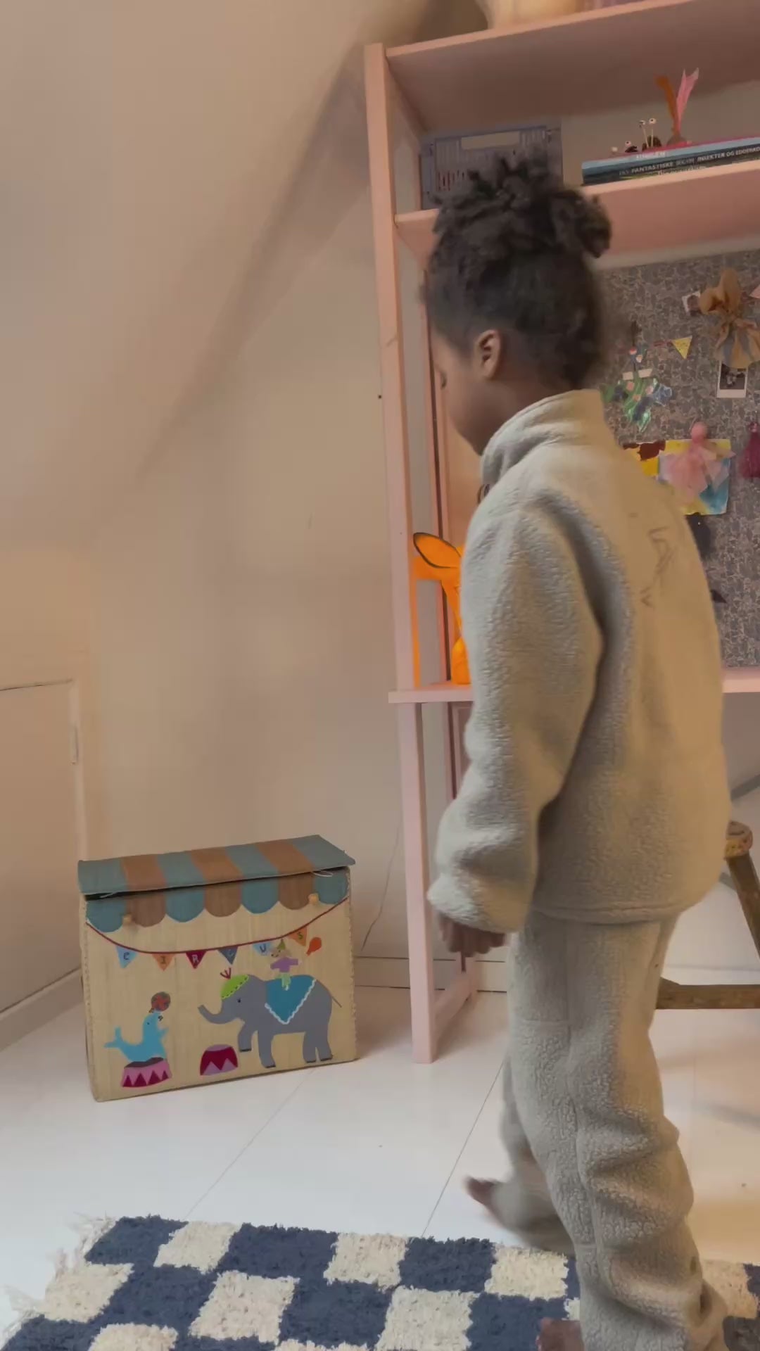 Rice kurvehus til opbevaring, sammenklappelig, XL - Cirkus