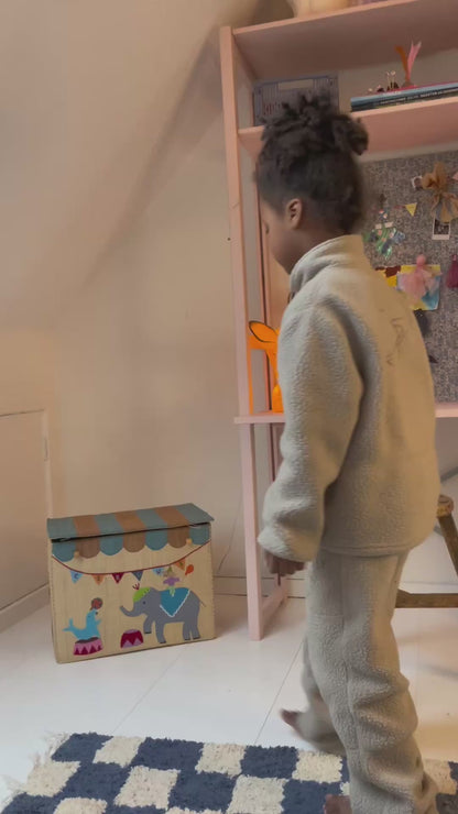 Rice kurvehus til opbevaring, sammenklappelig, XL - Cirkus