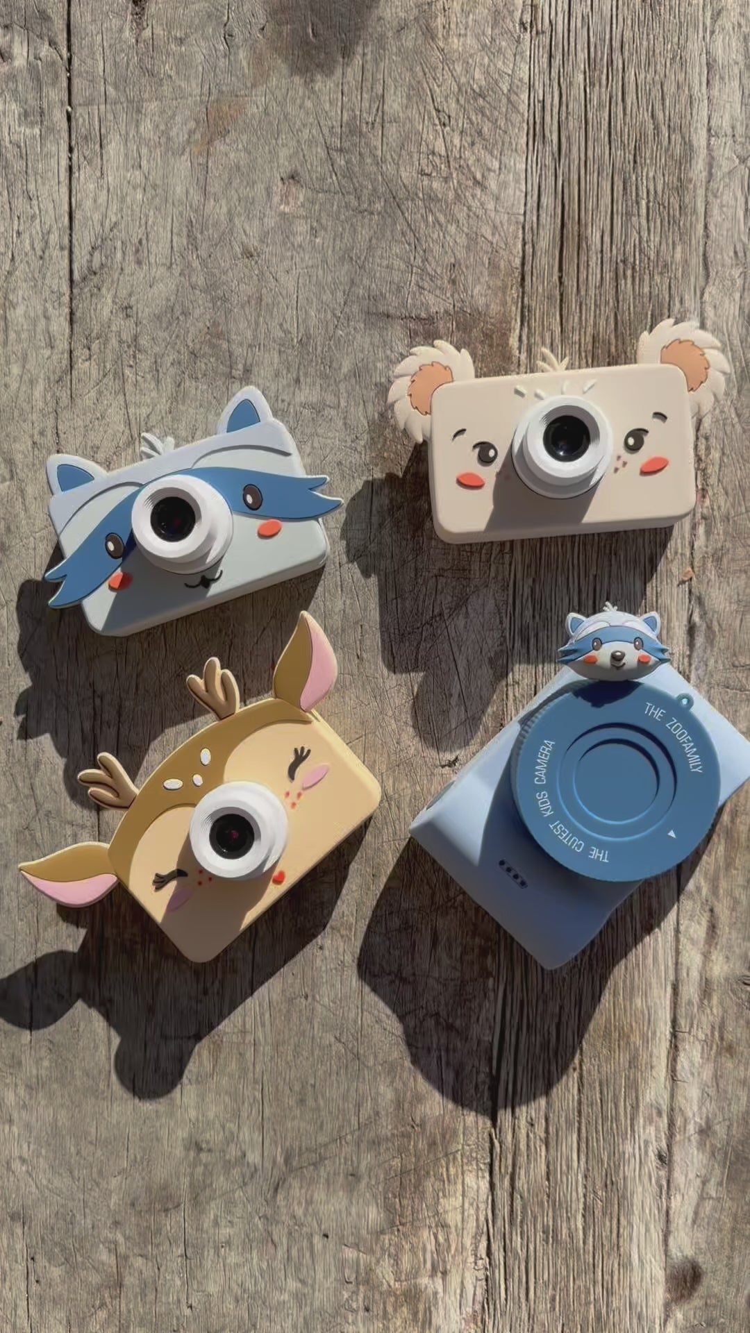 The ZooFamily, Zoo Print, 3-i-1 kamera m. print funktion, 5-11 år - Vaskebjørn