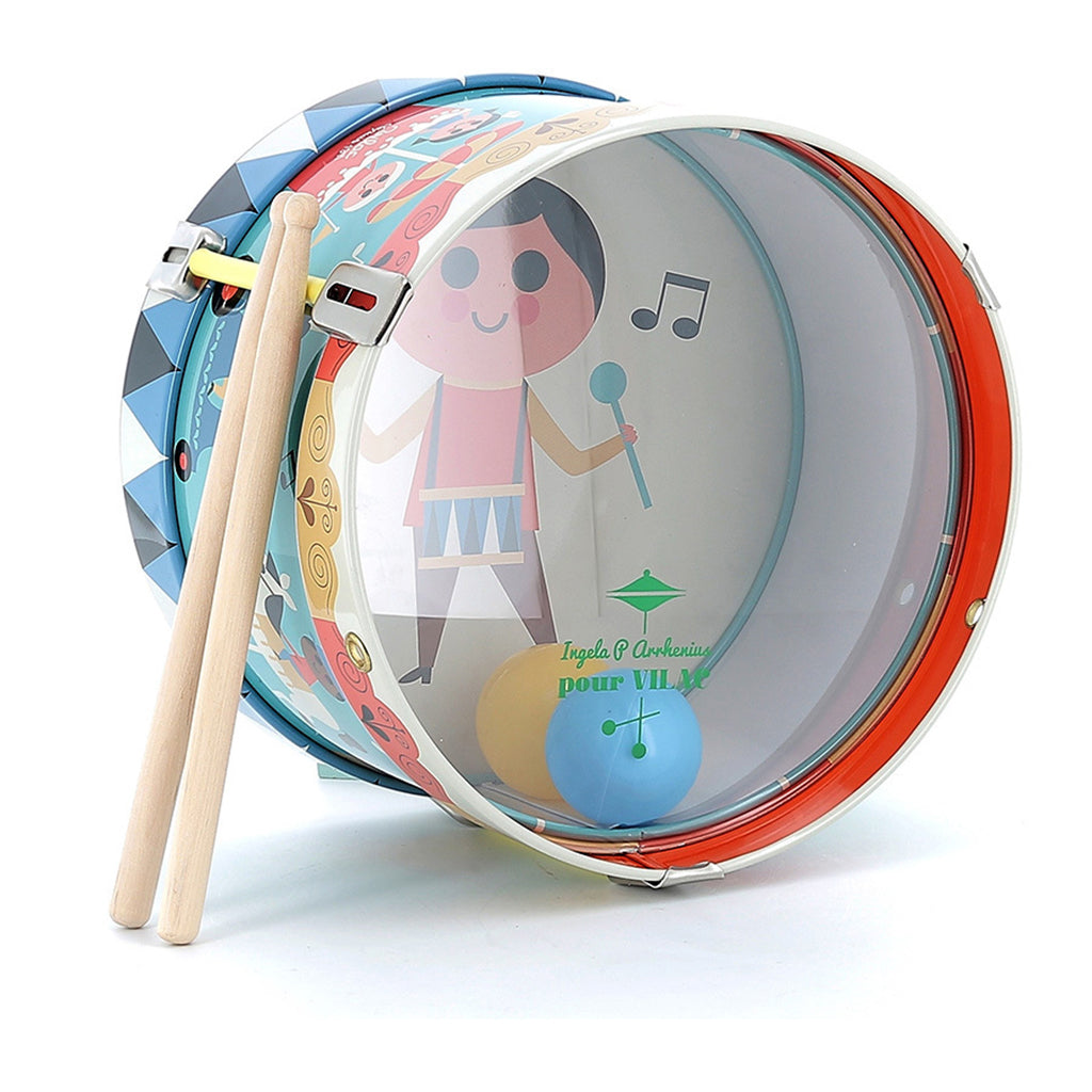 Vilac tromme i metal, Ingela Arrhenius