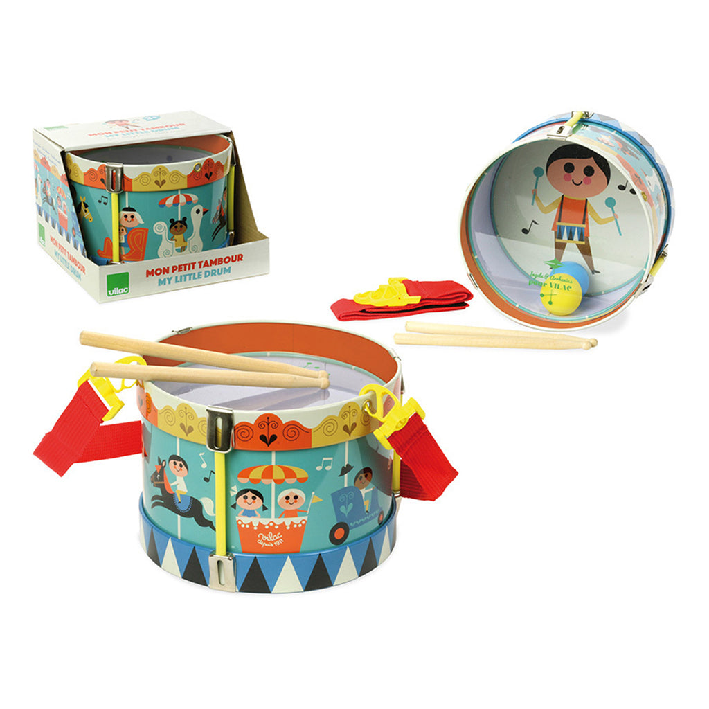 Vilac tromme i metal, Ingela Arrhenius