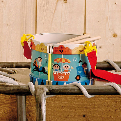 Vilac tromme i metal, Ingela Arrhenius