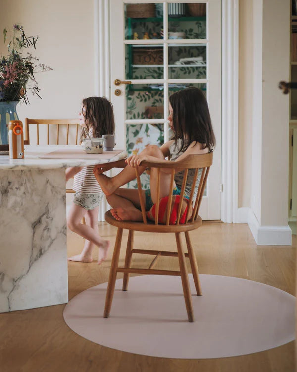 Noui Noui Floor mat, stoleunderlag rundt - Nude