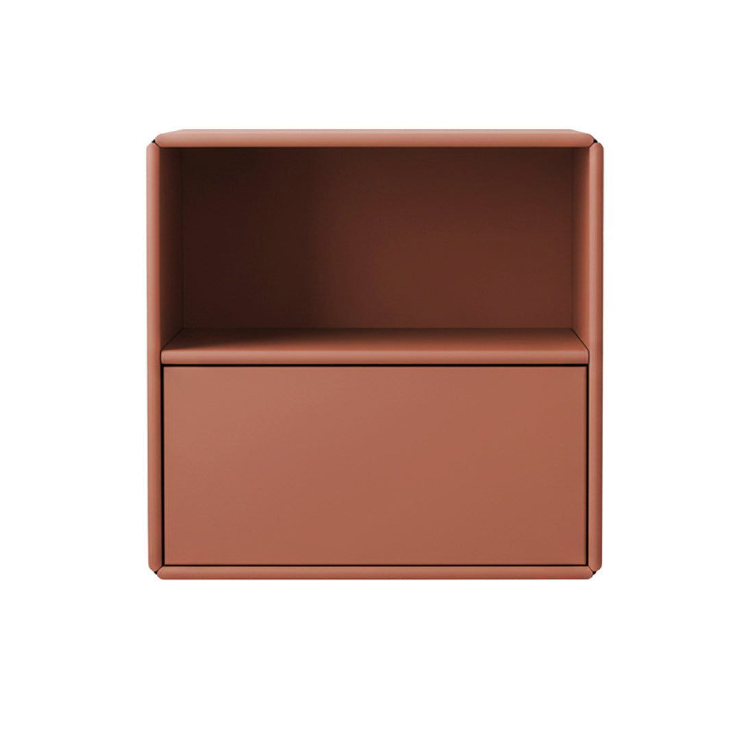 By Aulum Charlie natbord med skuffe, 40 x 40 cm - Rusty