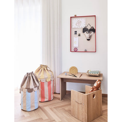 OYOY Saga Kurvesæt, sæt m. 2 str. Ice blue/red