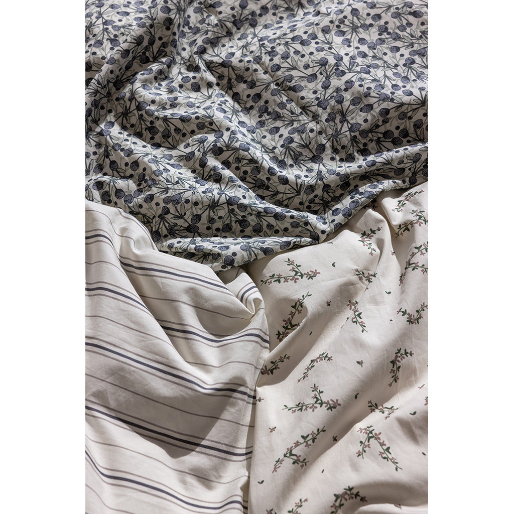 Sebra babysengetøj, økologisk -  Blue Olive