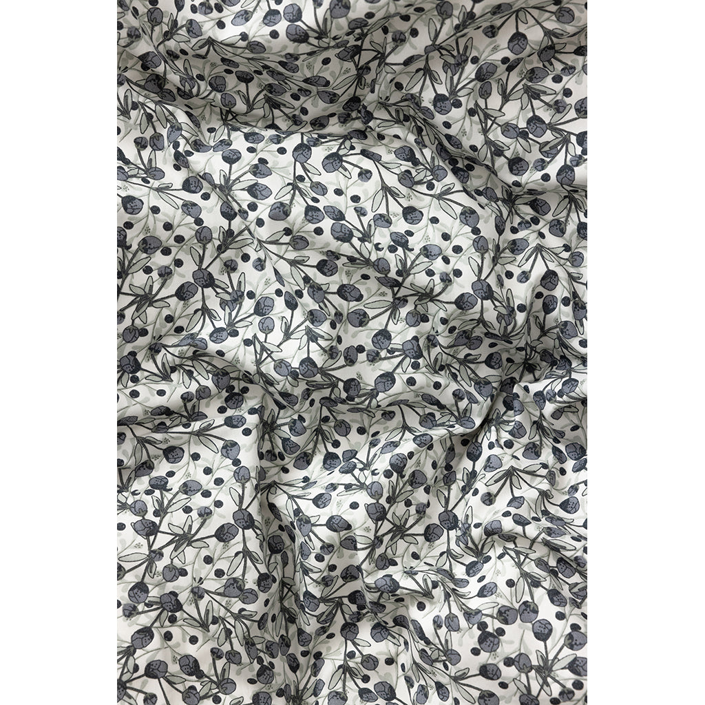 Sebra Juniorsengetøj, økologisk -  Blue Olive