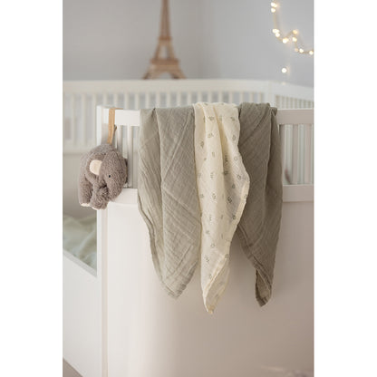 Sebra Stofbleer, 3 stk. - Sophora leaves, Mist green