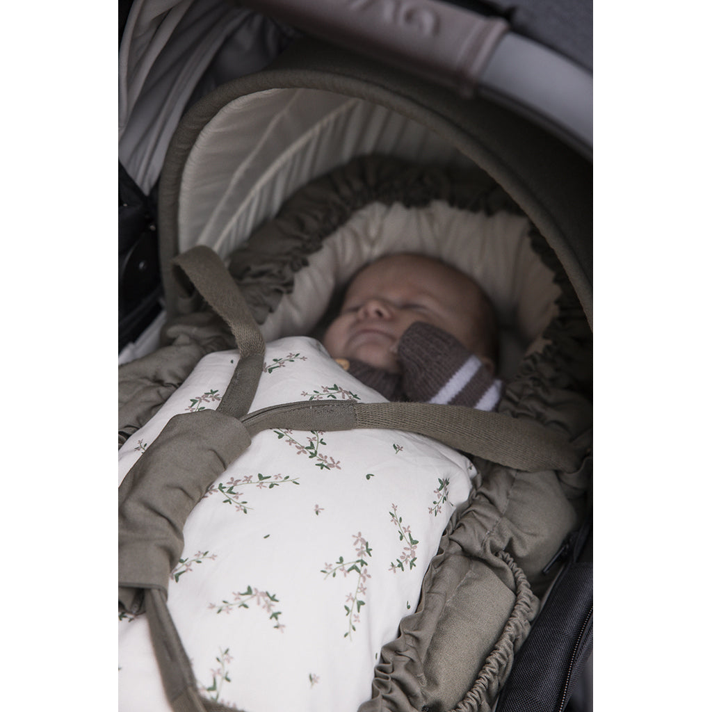 Sebra Kaleche til 3-i-1 Babynest, Dark olive