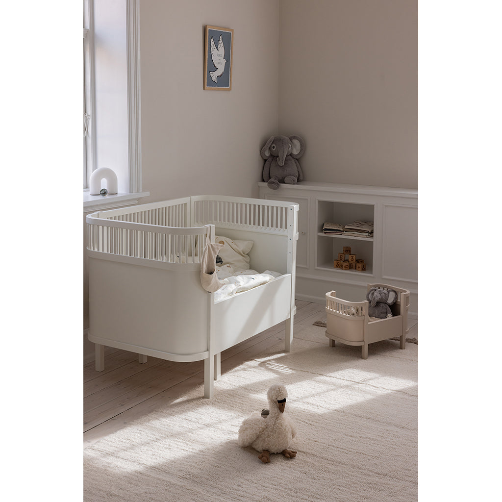 Sebra sengelomme, stof - måne