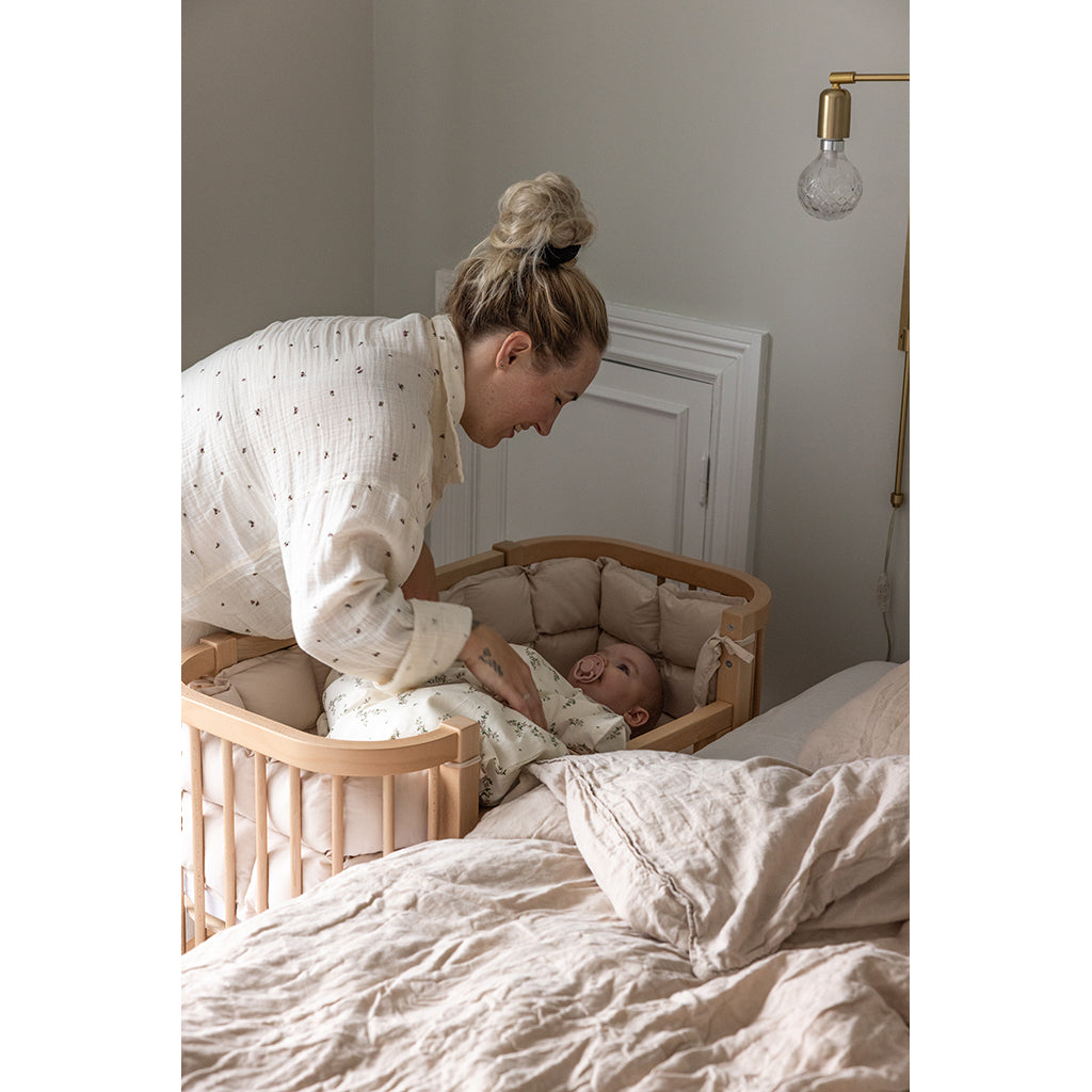 Sebra babyseng, Bedside Crib - Wooden Edition