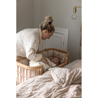 Sebra babyseng, Bedside Crib - Wooden Edition
