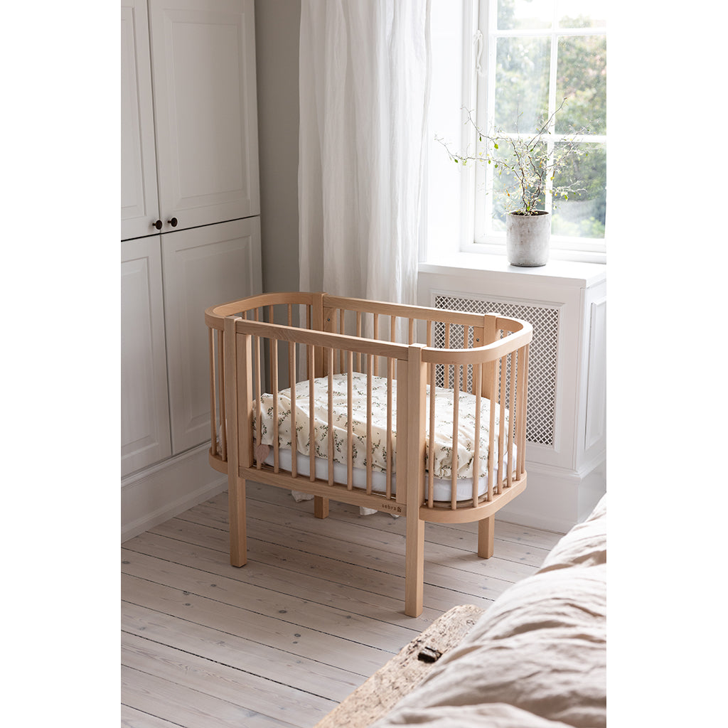 Sebra babyseng, Bedside Crib - Wooden Edition