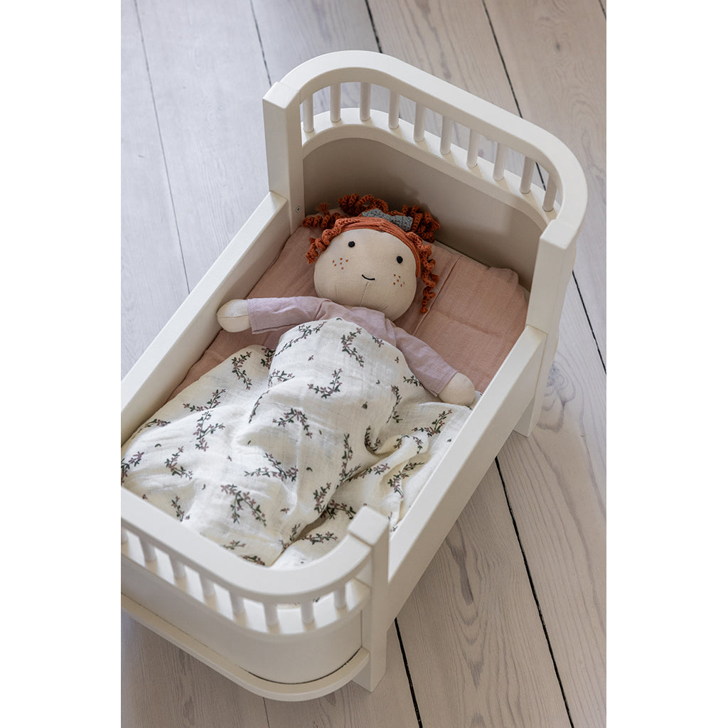 Sebra Dukkesengen + madras, white