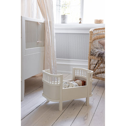 Sebra Dukkesengen + madras, white