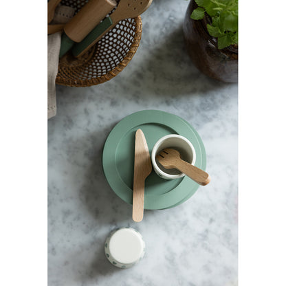 Sebra legespisesæt til 4 i træ