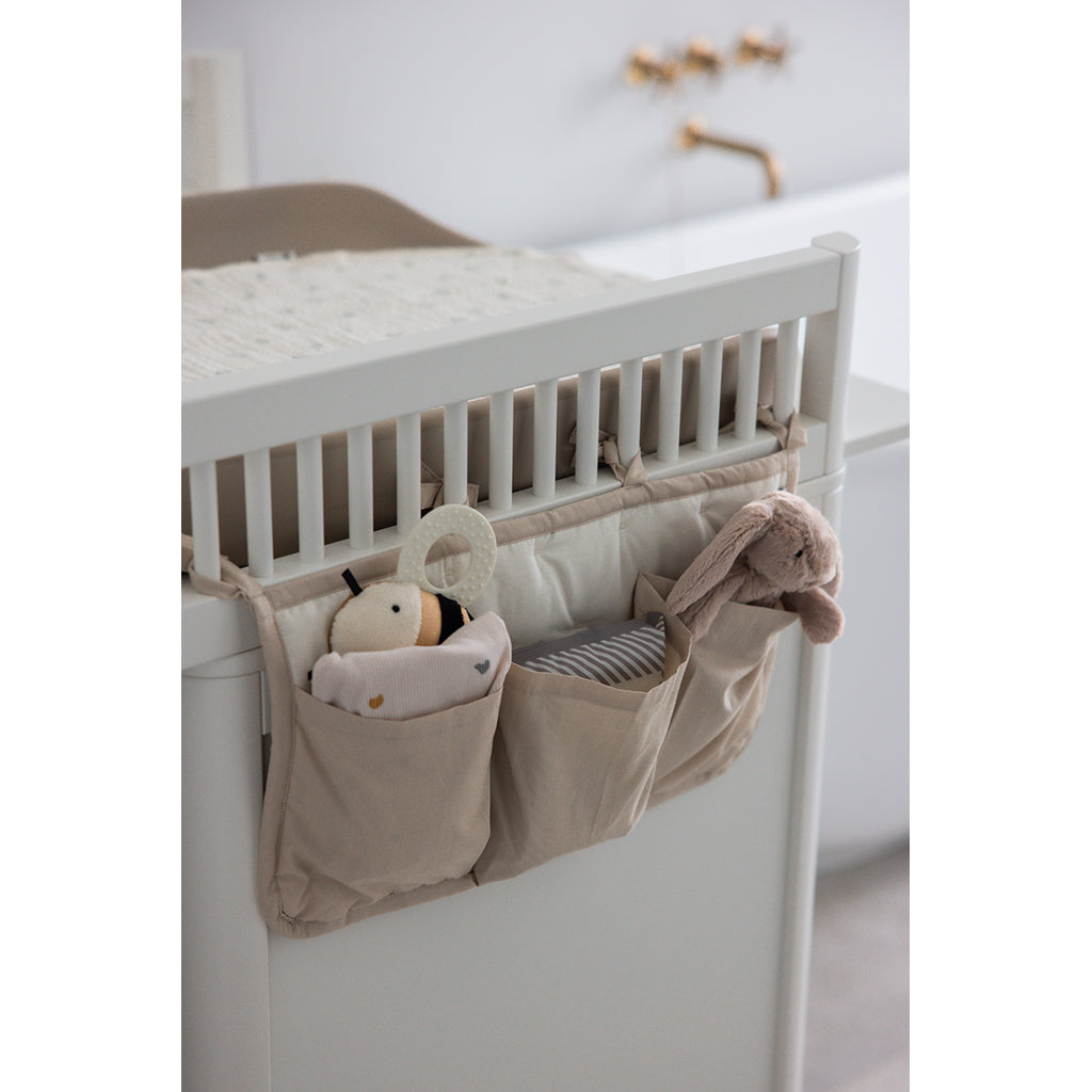 Sebra organizer m 3 lommer, OCS - Morning beige
