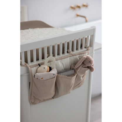 Sebra organizer m 3 lommer, OCS - Morning beige
