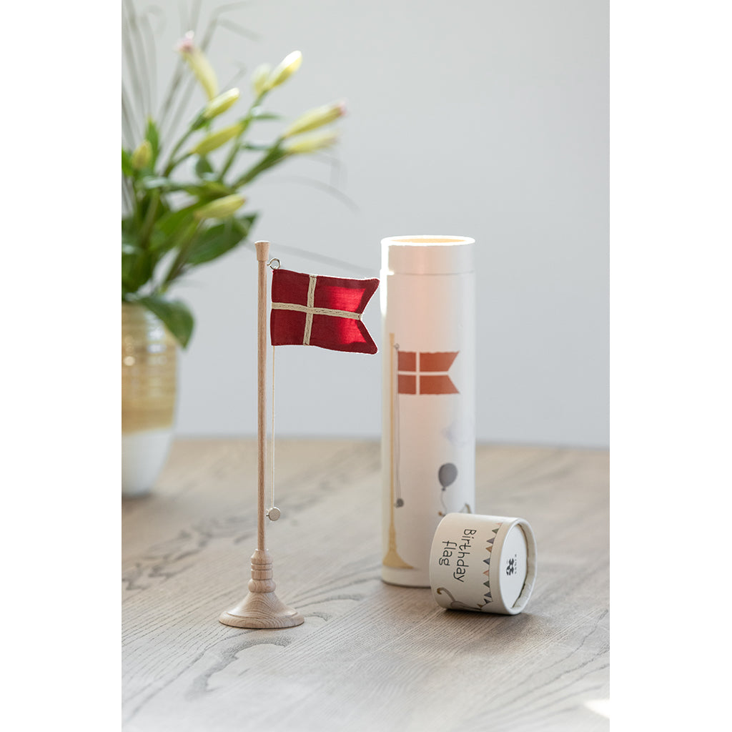 Sebra Fødselsdags bordflag, Træ