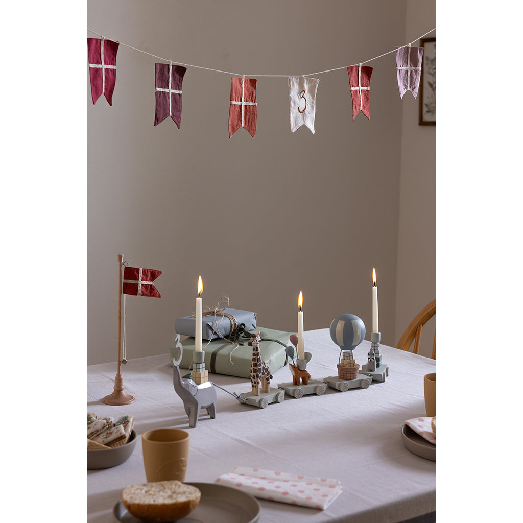 Sebra Flagkæde, Fødselsdagsranke m. tal 0-9