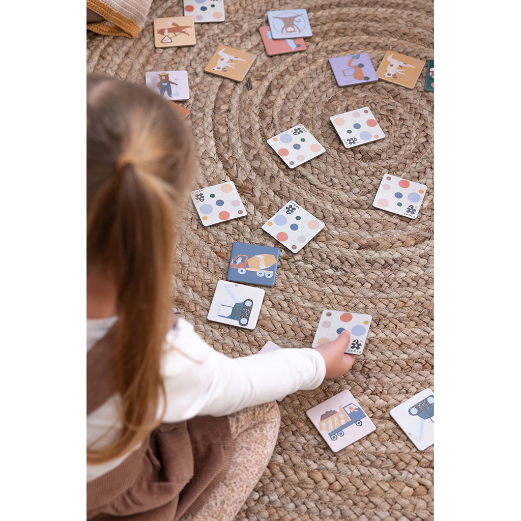 Sebra vendespil, Toes/Builders