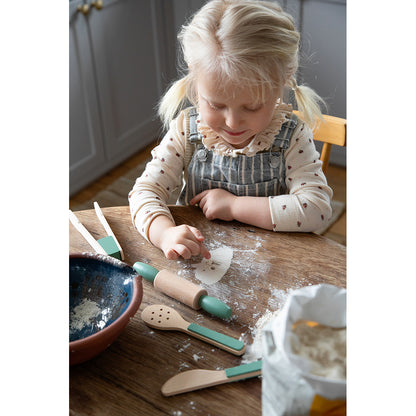 Sebra legespisesæt til 4 i træ