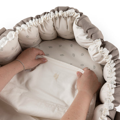 Sebra Vådliggerlagen til Babynest - Moonligth beige