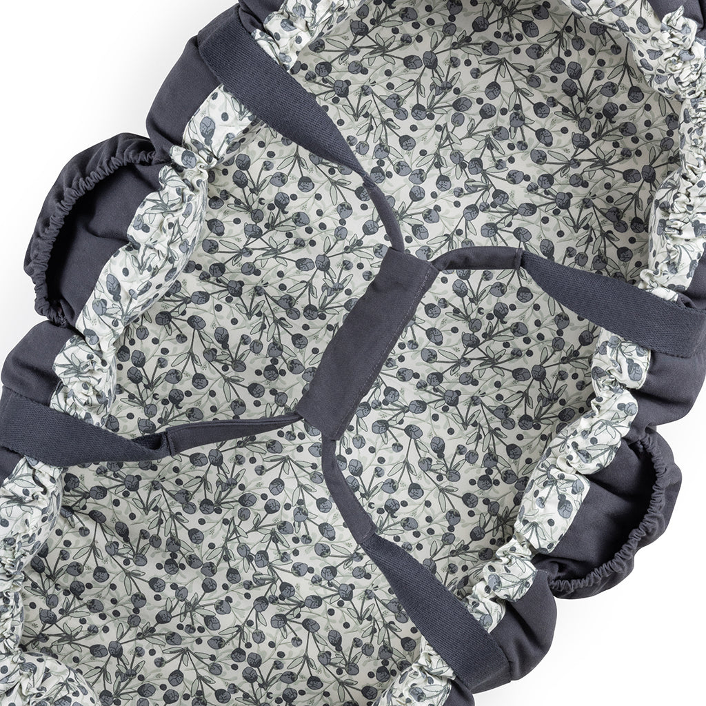 Sebra 3-i-1 Babynest -  Blue Olive